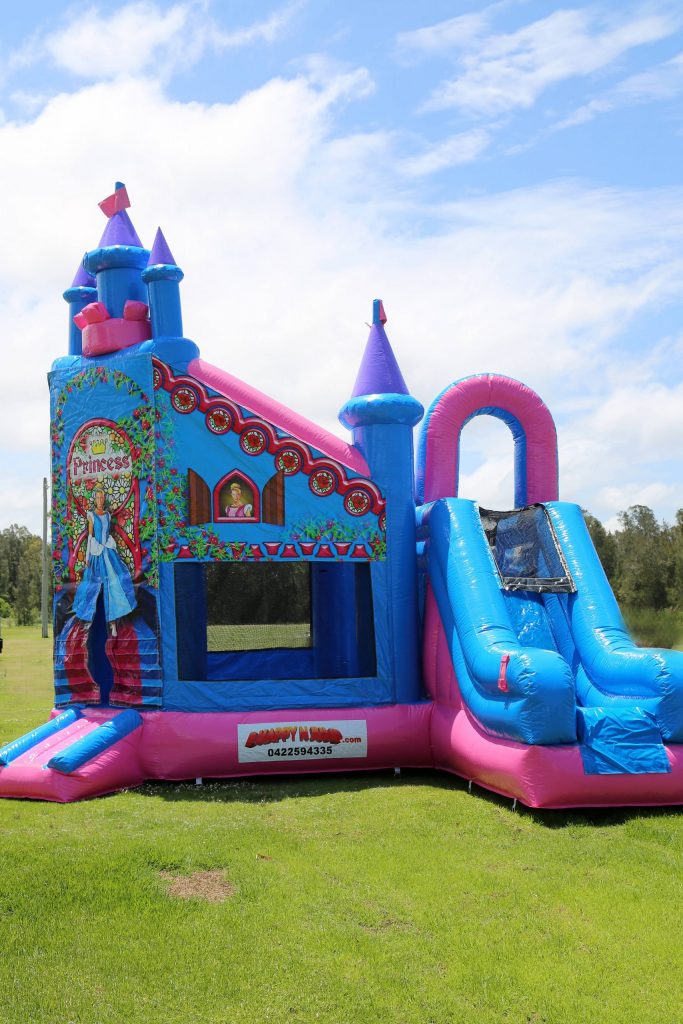 T2-4619 Disney Princess Jumping Castle with Slide