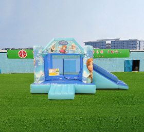 T2-4979 Disney Frozen Slide Bounce House