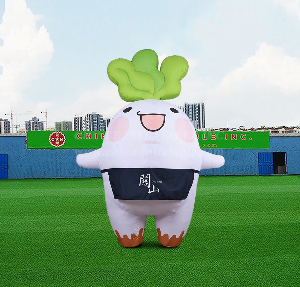 S4-589 Cartoon Green Vegetables Outdoor Giant Inflatable Mascot Model