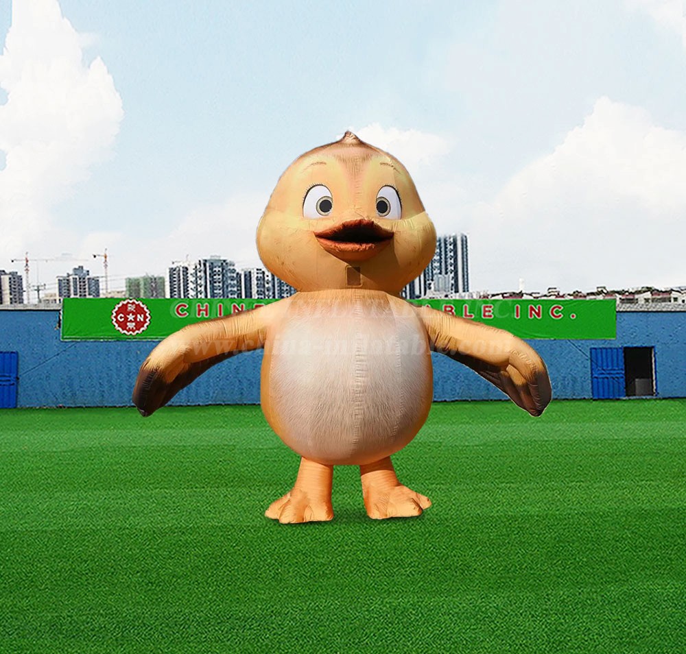 S4-594 Outdoor Giant Advertising Inflatable Duck Model Yellow Water Proof Oxford Cloth Big Duck For Commercial