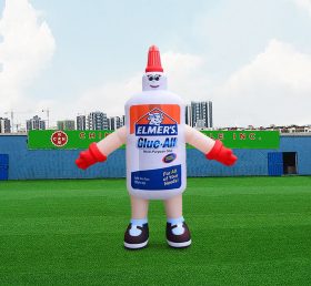 S4-600 Customized Inflatable Man Wearing Bottle Cloth Advertising