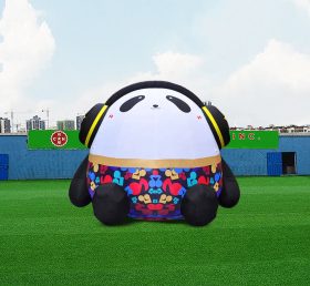S4-619 Große aufblasbare Cartoon Panda Modell für die Event-Dekoration