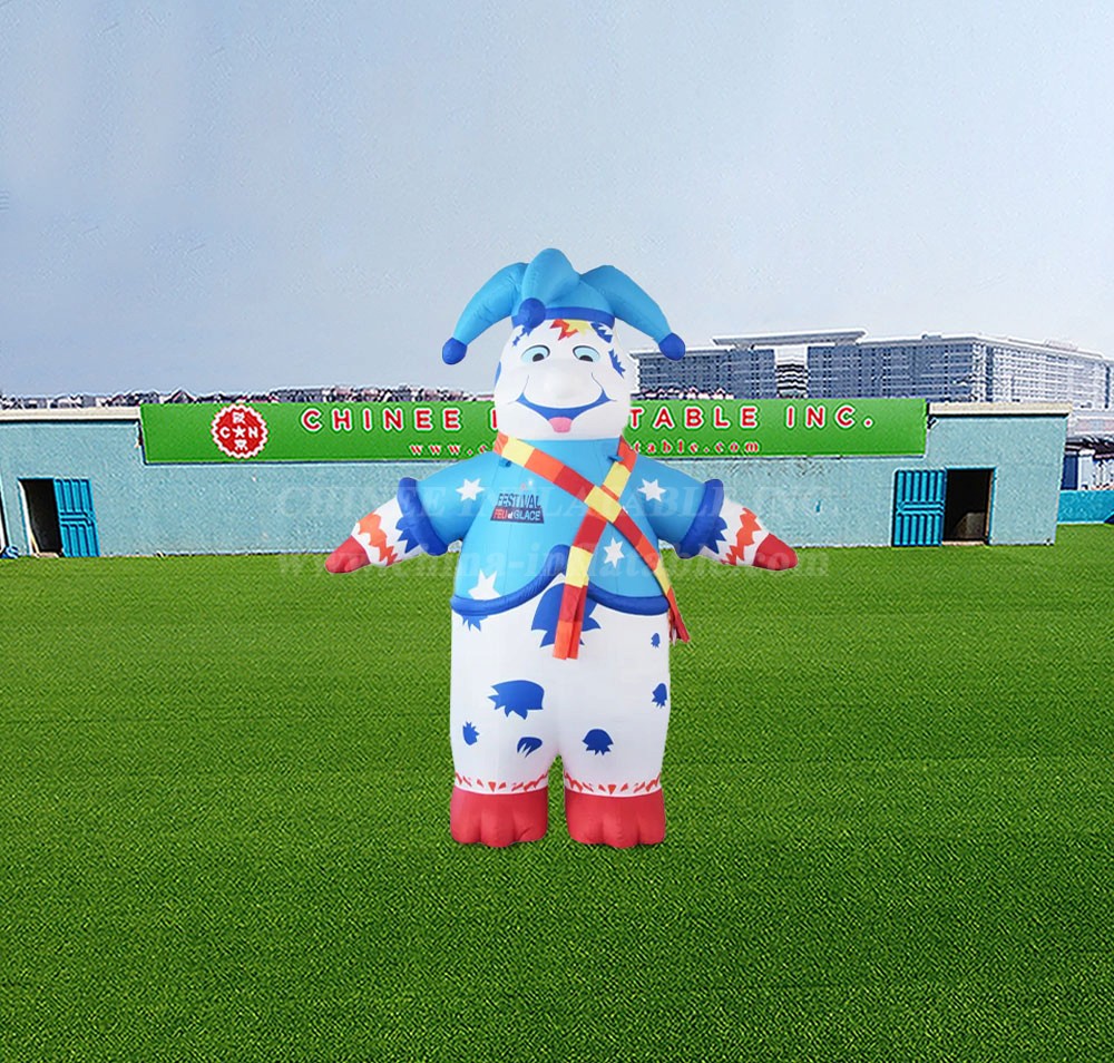 S4-737 Cartoon Inflatable Clown Costume