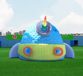 Tent1-6000 Aviation Whale Aufblasbares Cartoon-Kuppelzelt