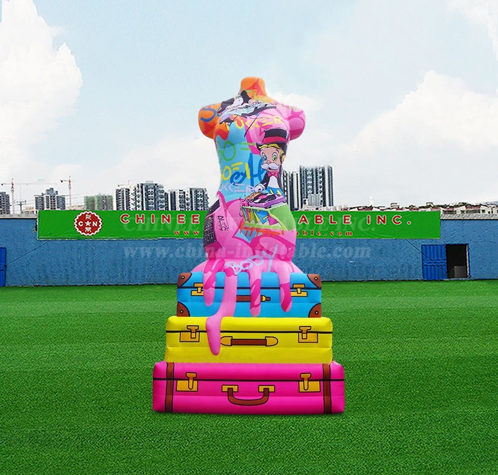 S4-763 Inflatable Graffiti Art Mannequin Model