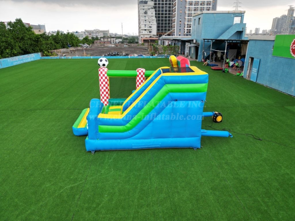 T2-8101 Football Bouncy Castle With Slide