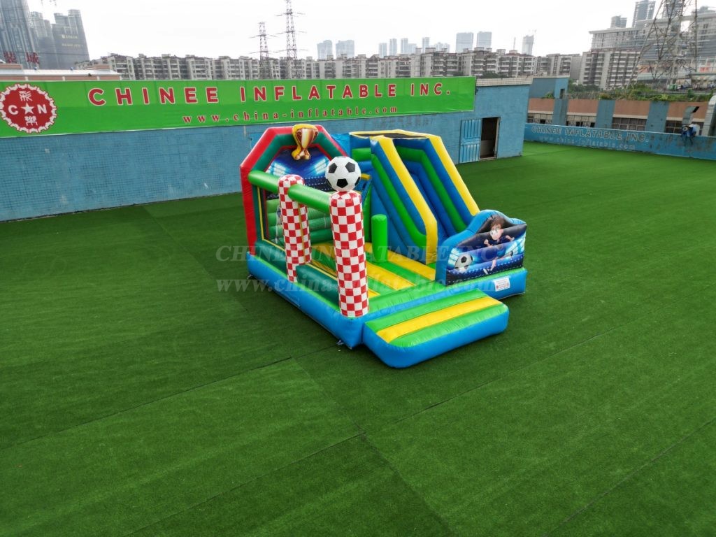 T2-8101 Football Bouncy Castle With Slide