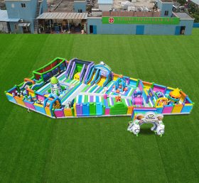 GF2-127 Kundenspezifisches buntes Polygon großer aufblasbarer Spielplatz aufblasbare Hüpfburg