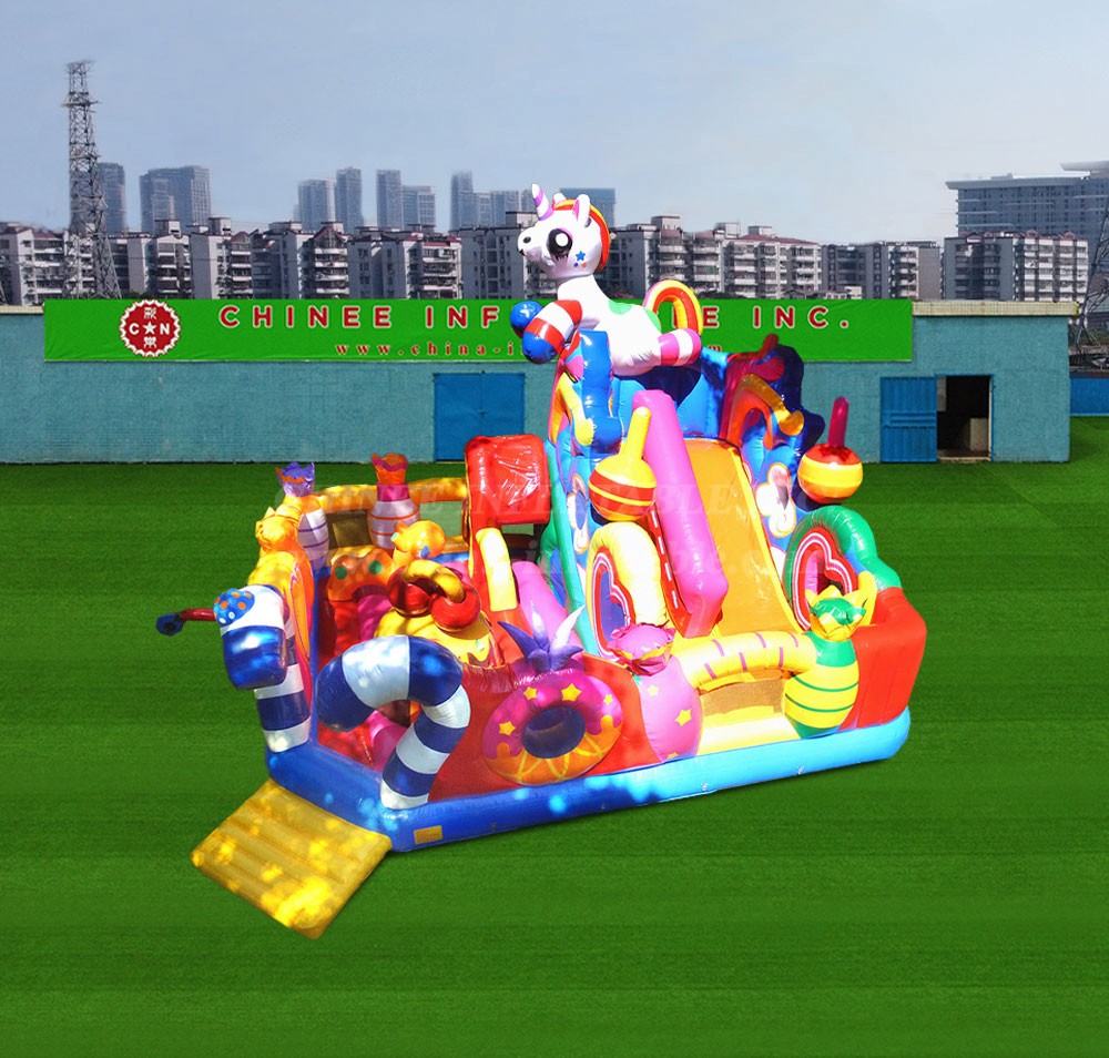 T6-1146 Inflatable Unicorn Playground