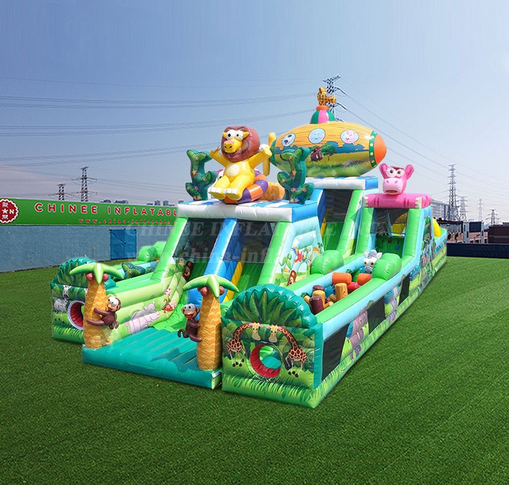 T6-1156 Combination Inflatable Obstacle Course