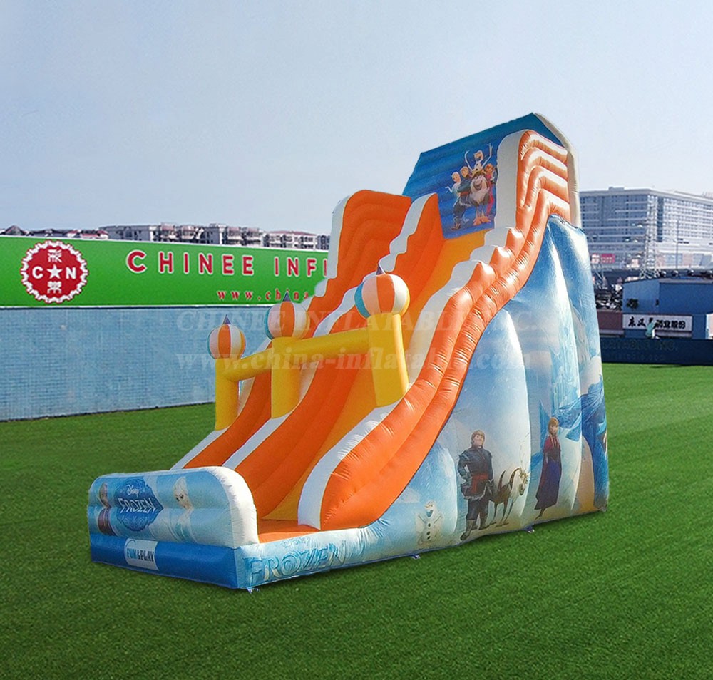 T8-4534 Frozen Inflatable Dry Slide