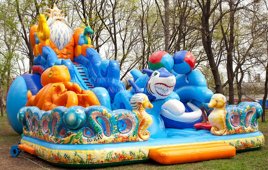 T6-1153 Inflatable Poseidon theme park