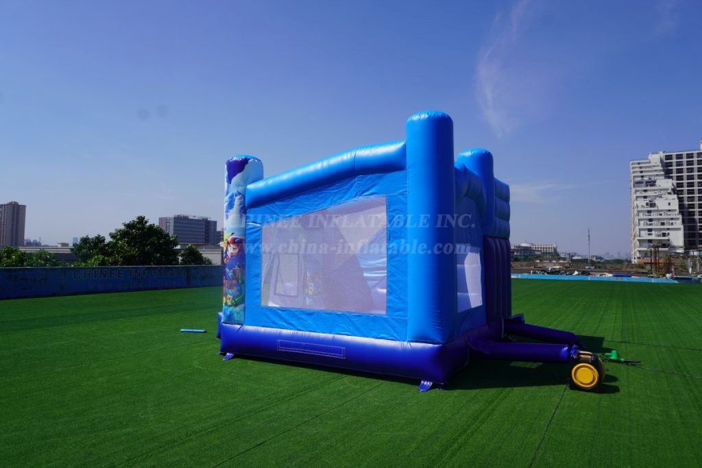 T2-3226X Pokémon theme bouncy castle with slide